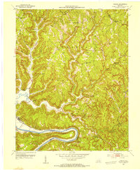 Cobhill 1952 topographic map thumbnail
