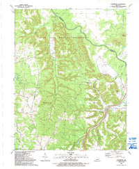 Colesburg 1991 topographic map thumbnail