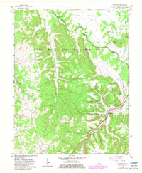 Colesburg 1960 topographic map thumbnail