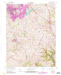 Coletown 1965 topographic map thumbnail