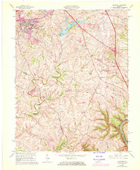 Coletown 1965 topographic map thumbnail
