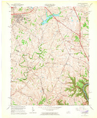 Coletown 1965 topographic map thumbnail