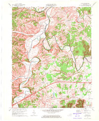 Colfax 1970 topographic map thumbnail