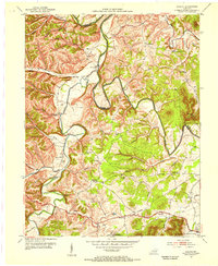 Colfax 1953 topographic map thumbnail