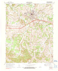 Columbia 1973 topographic map thumbnail
