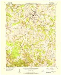 Columbia 1954 topographic map thumbnail