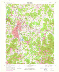 Corbin 1970 topographic map thumbnail