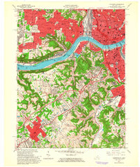 Covington 1961 topographic map thumbnail