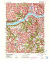Covington 1981 topographic map thumbnail