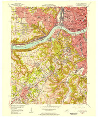 Covington 1955 topographic map thumbnail