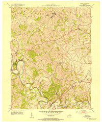 Cowan 1952 topographic map thumbnail