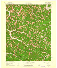 Cowcreek 1961 topographic map thumbnail