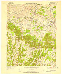 Crab Orchard 1952 topographic map thumbnail