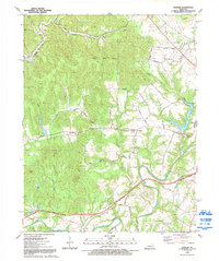 Cravens 1992 topographic map thumbnail