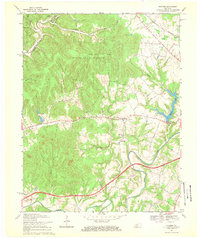 Cravens 1967 topographic map thumbnail