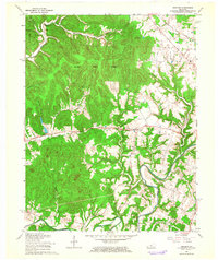 Cravens 1962 topographic map thumbnail