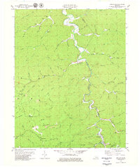Creekville 1979 topographic map thumbnail