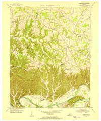 Creelsboro 1953 topographic map thumbnail