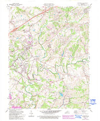 Crestwood 1981 topographic map thumbnail