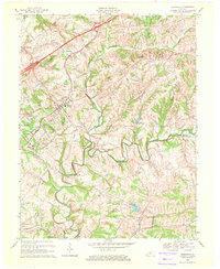 Crestwood 1969 topographic map thumbnail