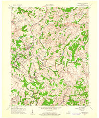 Crestwood 1960 topographic map thumbnail