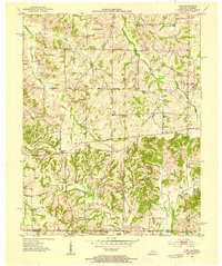 Cuba 1952 topographic map preview
