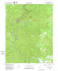 Cumberland Falls 1979 topographic map thumbnail
