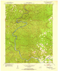 Cumberland Falls 1952 topographic map thumbnail