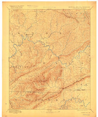 Cumberland Gap topographic map thumbnail