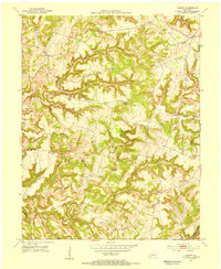 Custer 1953 topographic map thumbnail