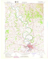 Cynthiana 1961 topographic map thumbnail