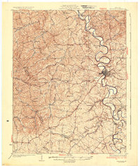 Cynthiana 1934 topographic map thumbnail