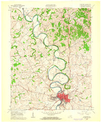 Cynthiana 1961 topographic map thumbnail