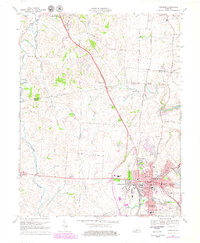 Danville 1967 topographic map thumbnail