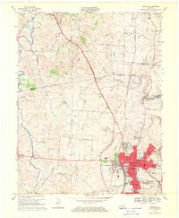 Danville 1967 topographic map thumbnail
