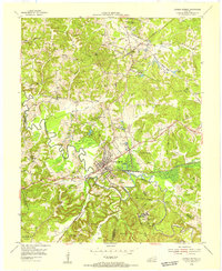 Dawson Springs 1954 topographic map preview