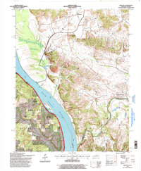 Dekoven 1996 topographic map thumbnail