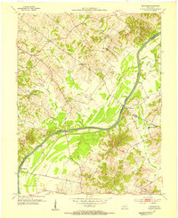 Delaware 1953 topographic map thumbnail
