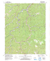 Dorton 1992 topographic map thumbnail