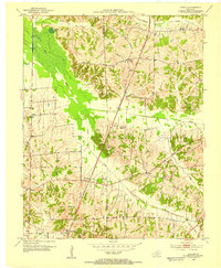 Dublin 1952 topographic map thumbnail