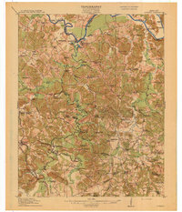 Dunmor 1914 topographic map thumbnail
