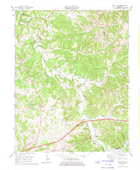 East Fork 1973 topographic map thumbnail