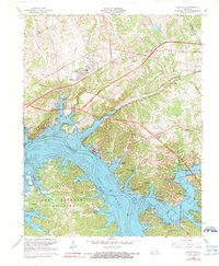 Eddyville 1967 topographic map thumbnail