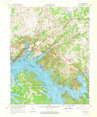 Eddyville 1967 topographic map thumbnail