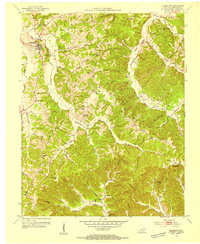 Edmonton 1953 topographic map thumbnail
