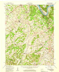 Ekron topographic map thumbnail