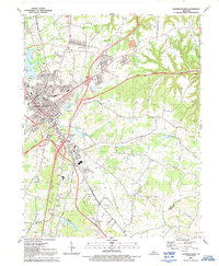 Elizabethtown 1991 topographic map thumbnail