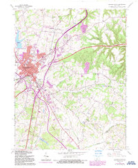 Elizabethtown 1967 topographic map thumbnail