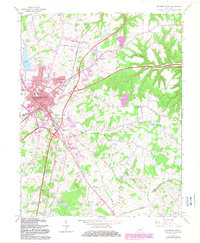 Elizabethtown 1967 topographic map thumbnail
