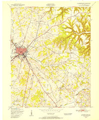 Elizabethtown 1949 topographic map thumbnail